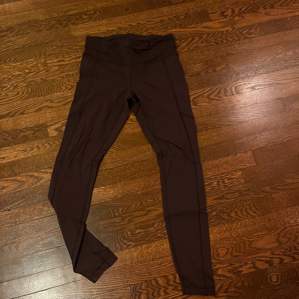 Maroon lulu lemon leggings
